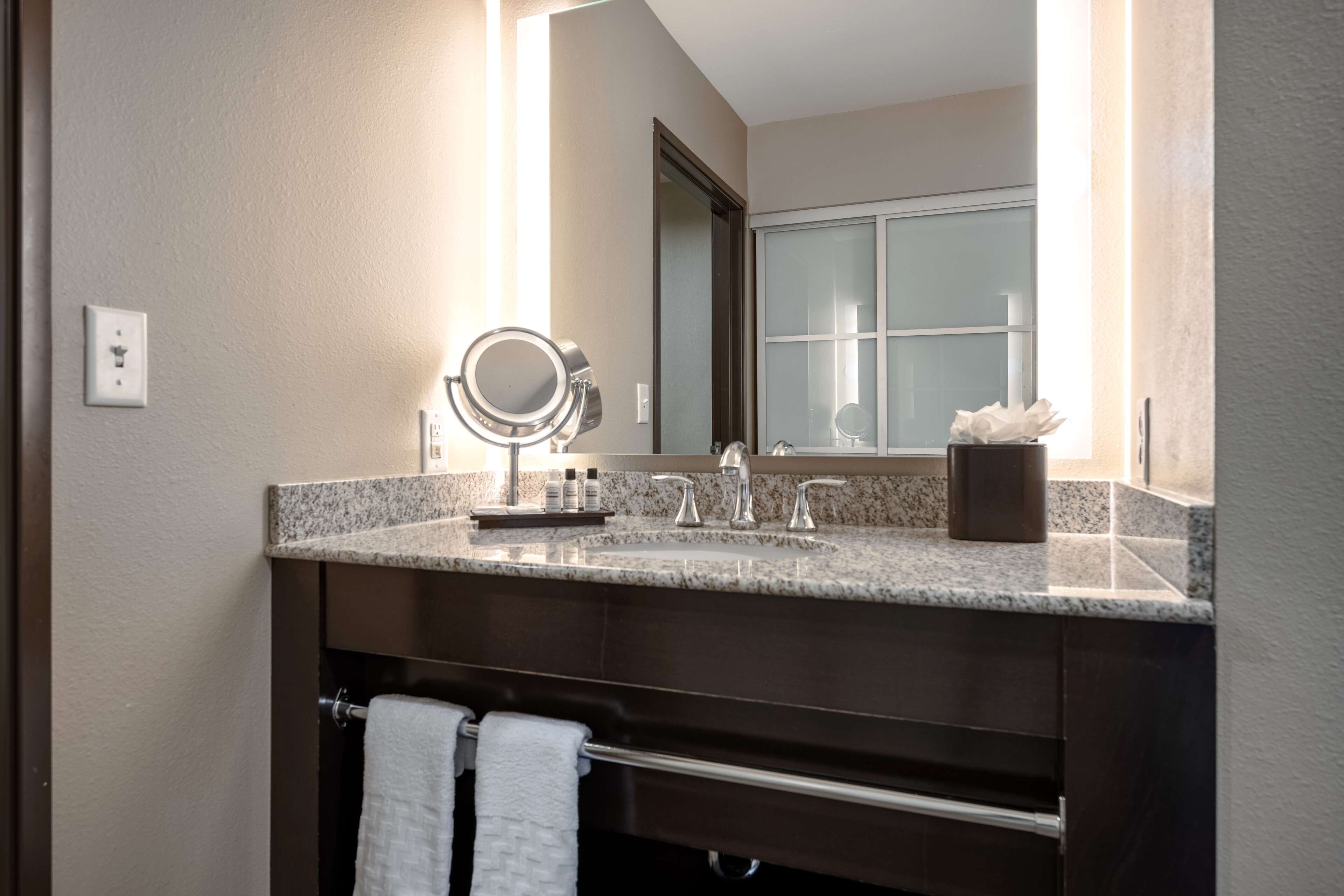 free toiletries, hair dryer, towels, soap