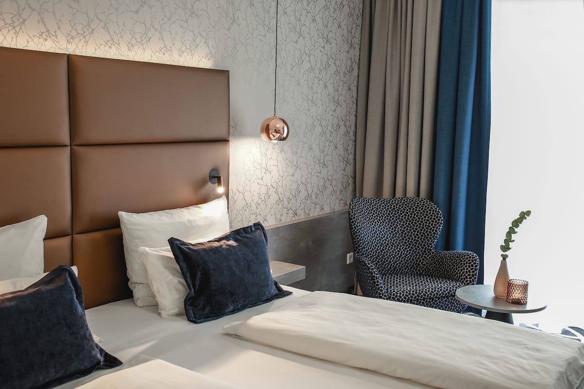 Deluxe kamer | 1 slaapkamer, hypoallergeen beddengoed, een minibar