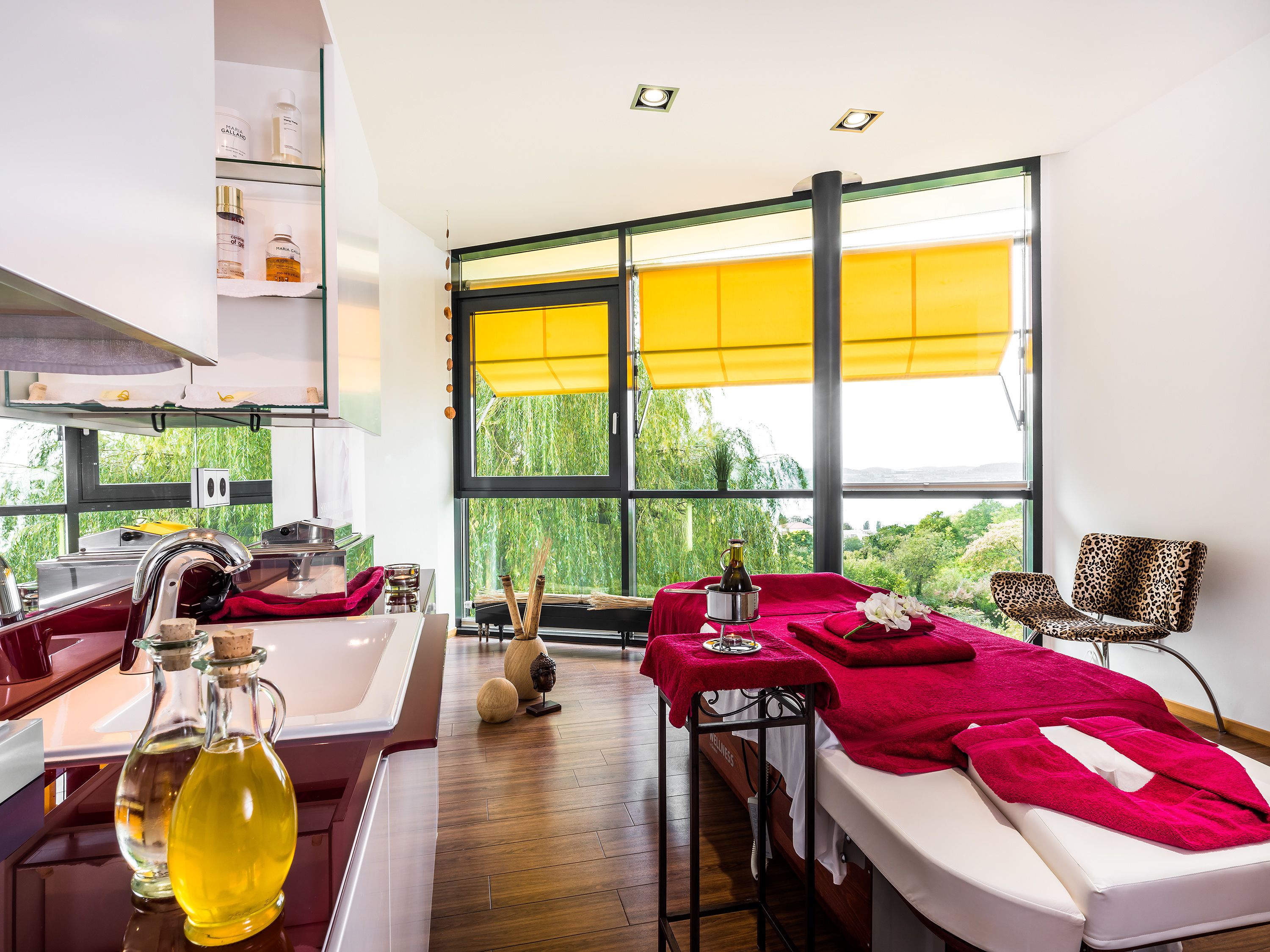 Sauna, Dampfbad, Körperbehandlungen, Aromatherapie