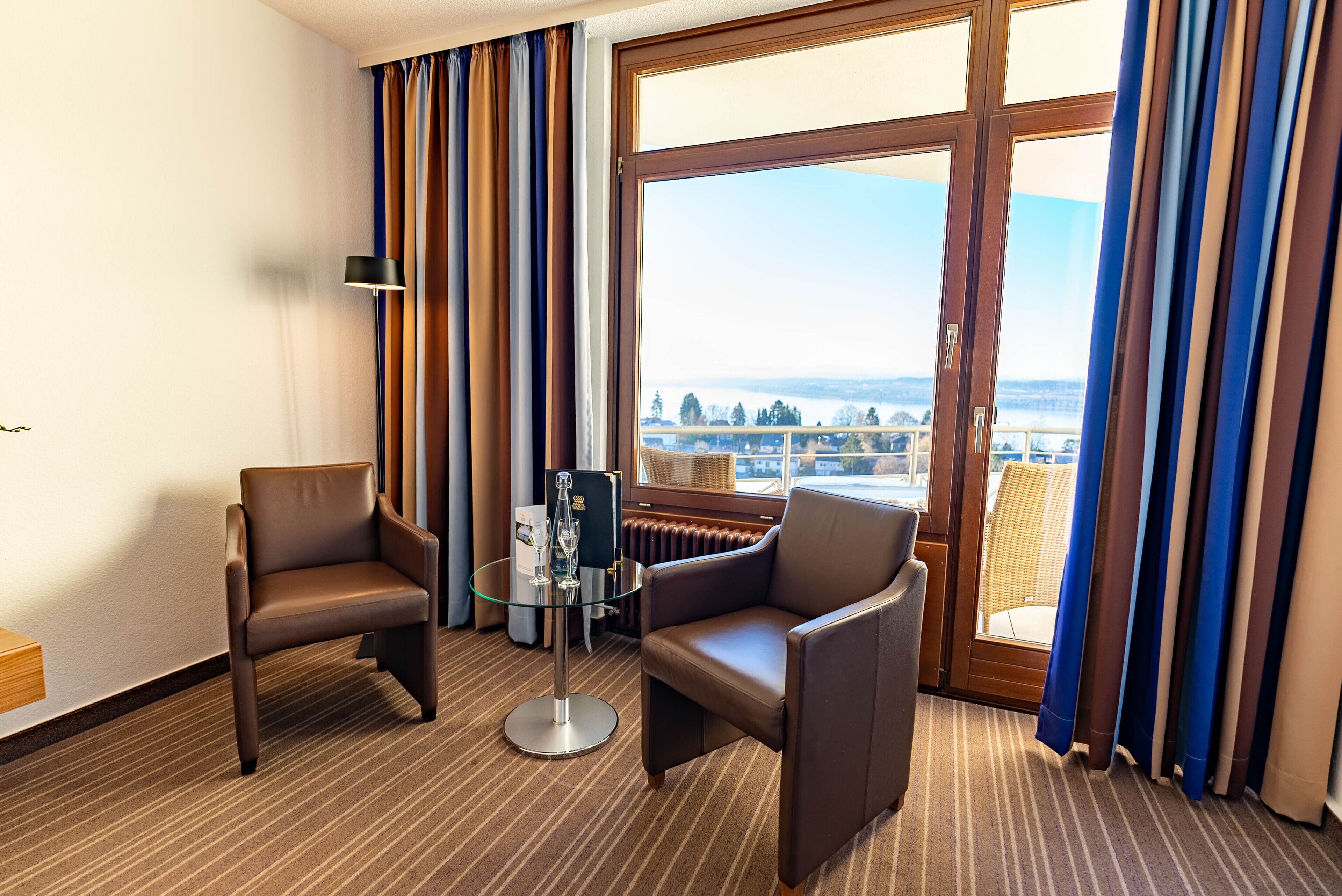 double room, lake view | 2 bedrooms, hypo-allergenic bedding, free minibar items, in-room safe