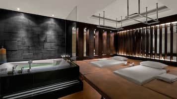 Salas de tratamiento para parejas, baño turco, aromaterapia