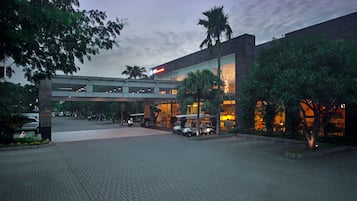 Front of property – evening/night