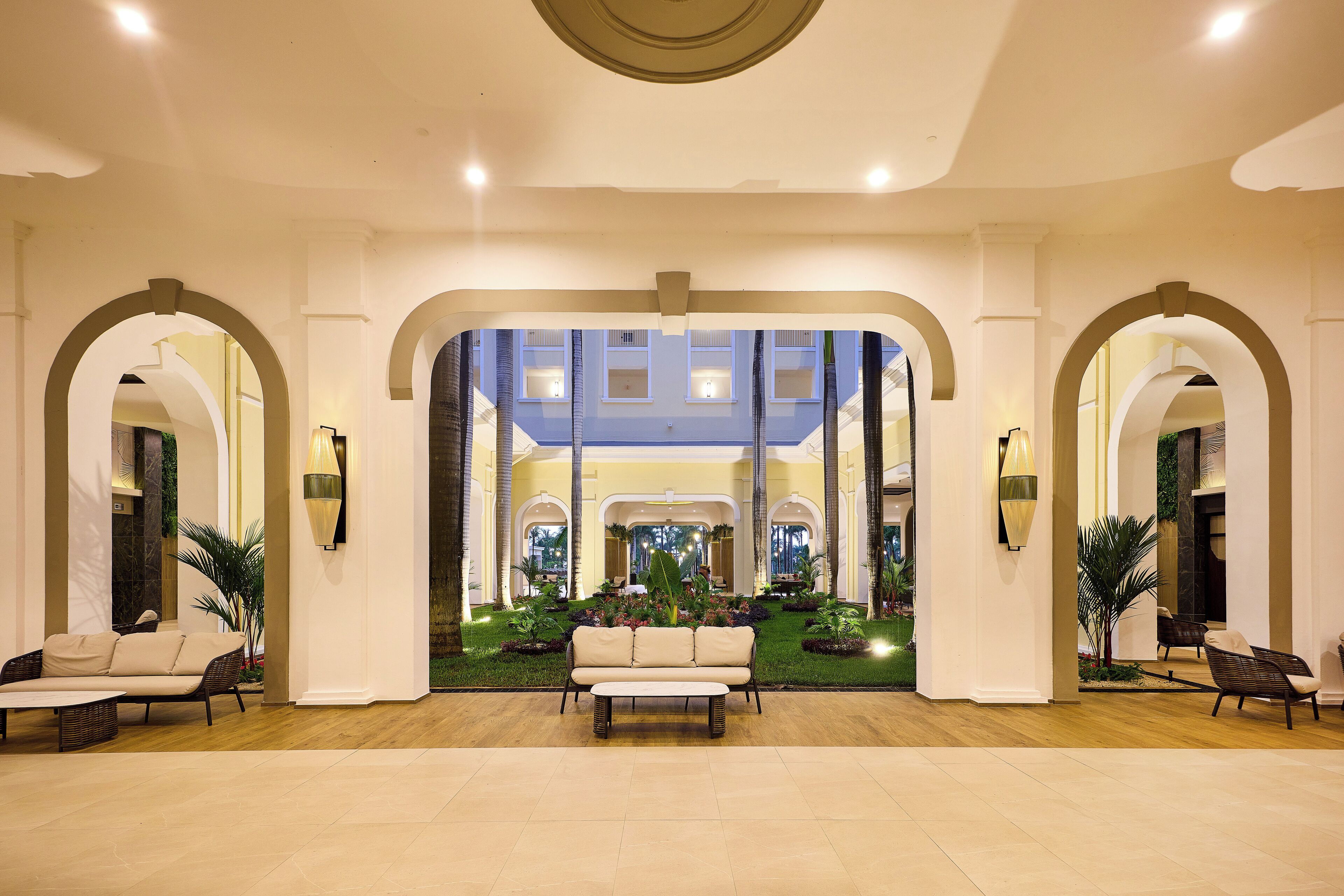 Sitteområde i lobbyen