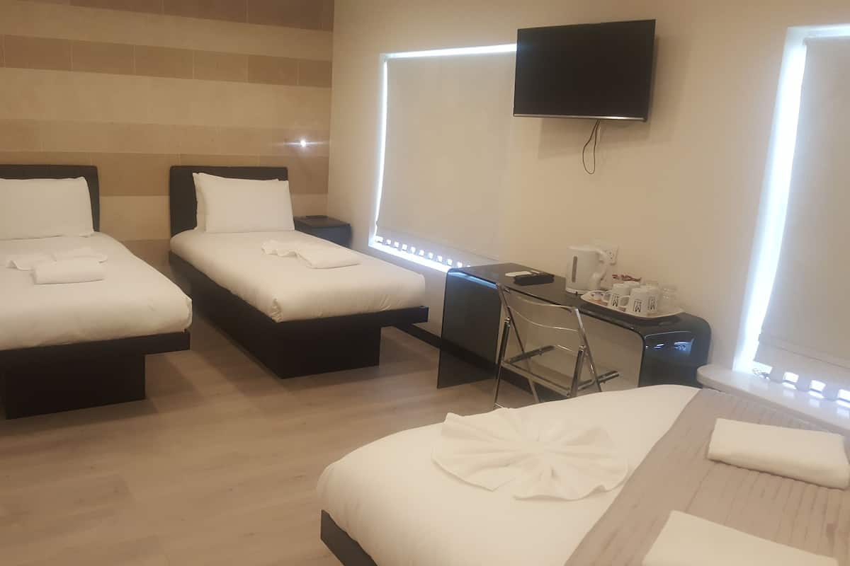 In-room safe, desk, blackout curtains, iron/ironing board