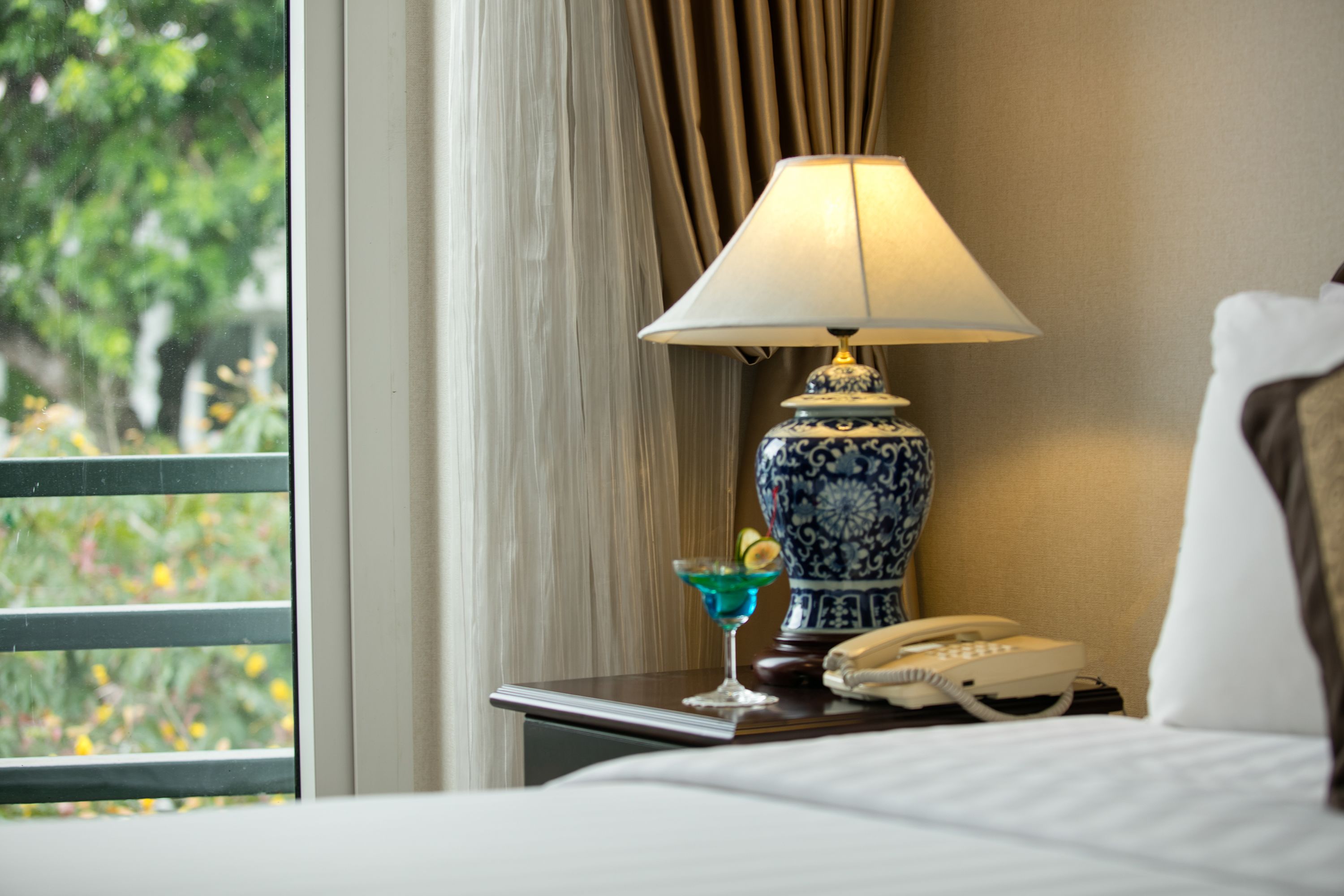 executive double room with city view | 1 bedroom, minibar, in-room safe, desk