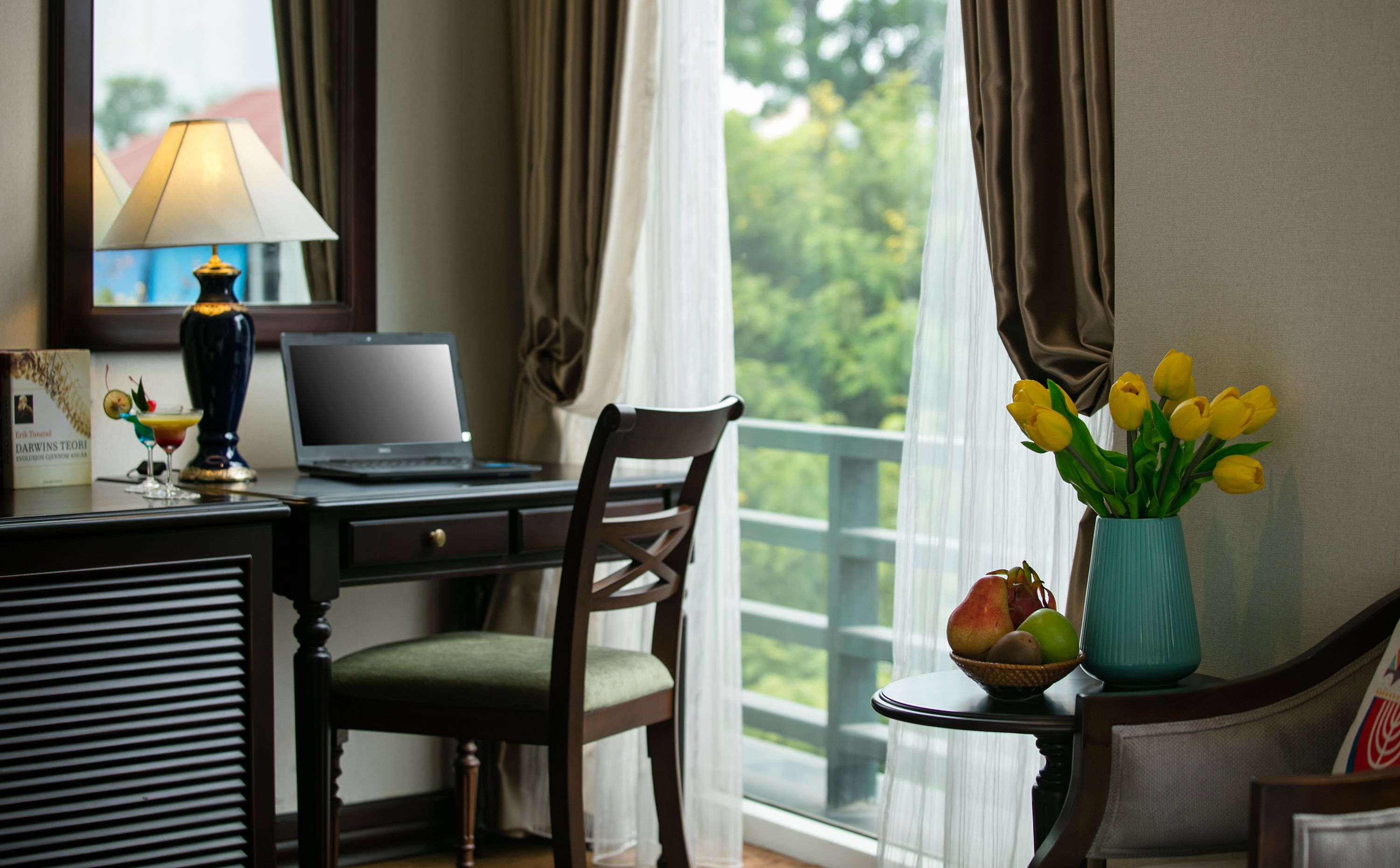 executive double room with city view | in-room business centre