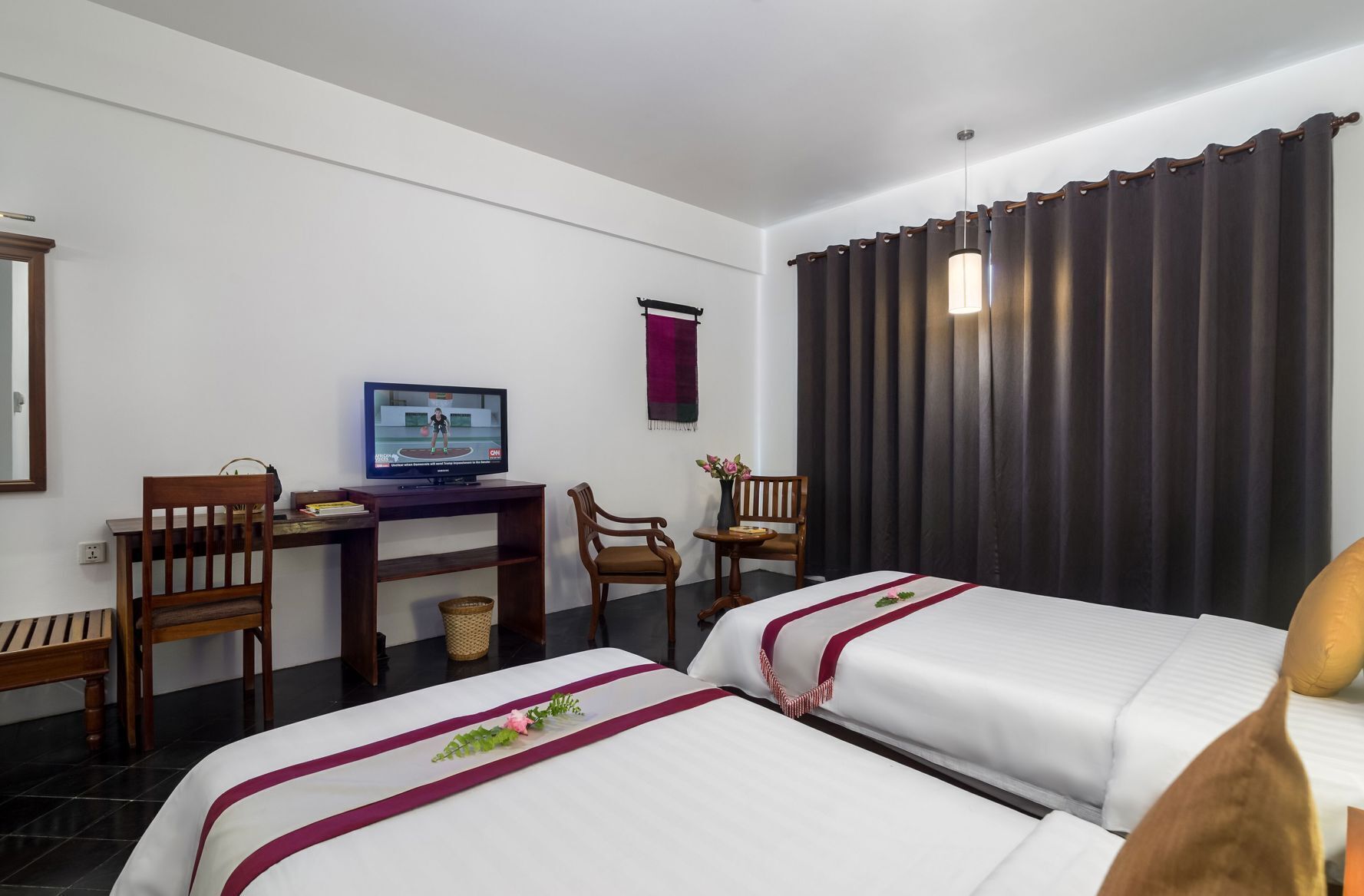 Minibar, in-room safe, desk, blackout curtains