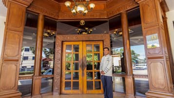 Interior entrance