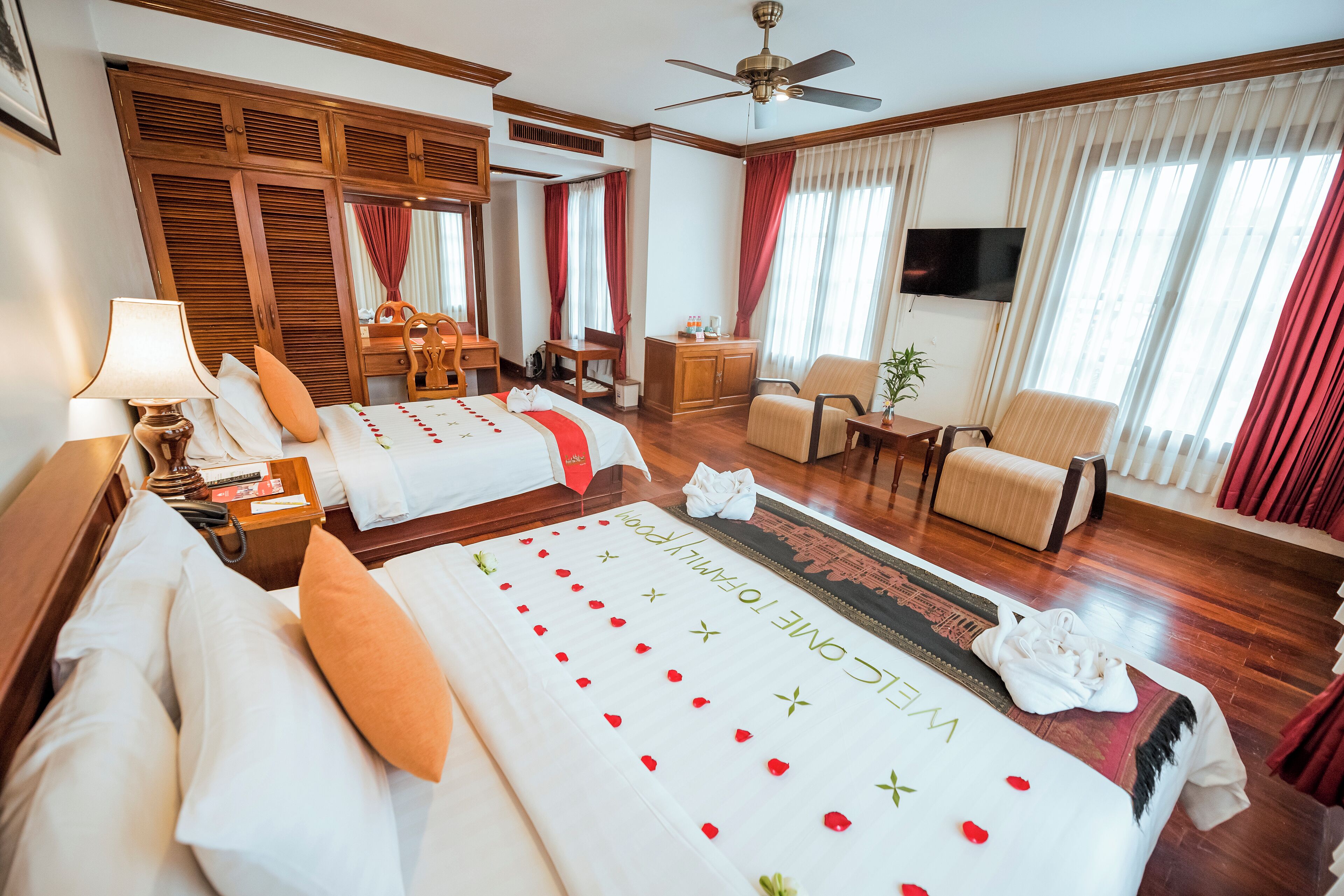 family suite | 1 bedroom, premium bedding, select comfort beds, minibar