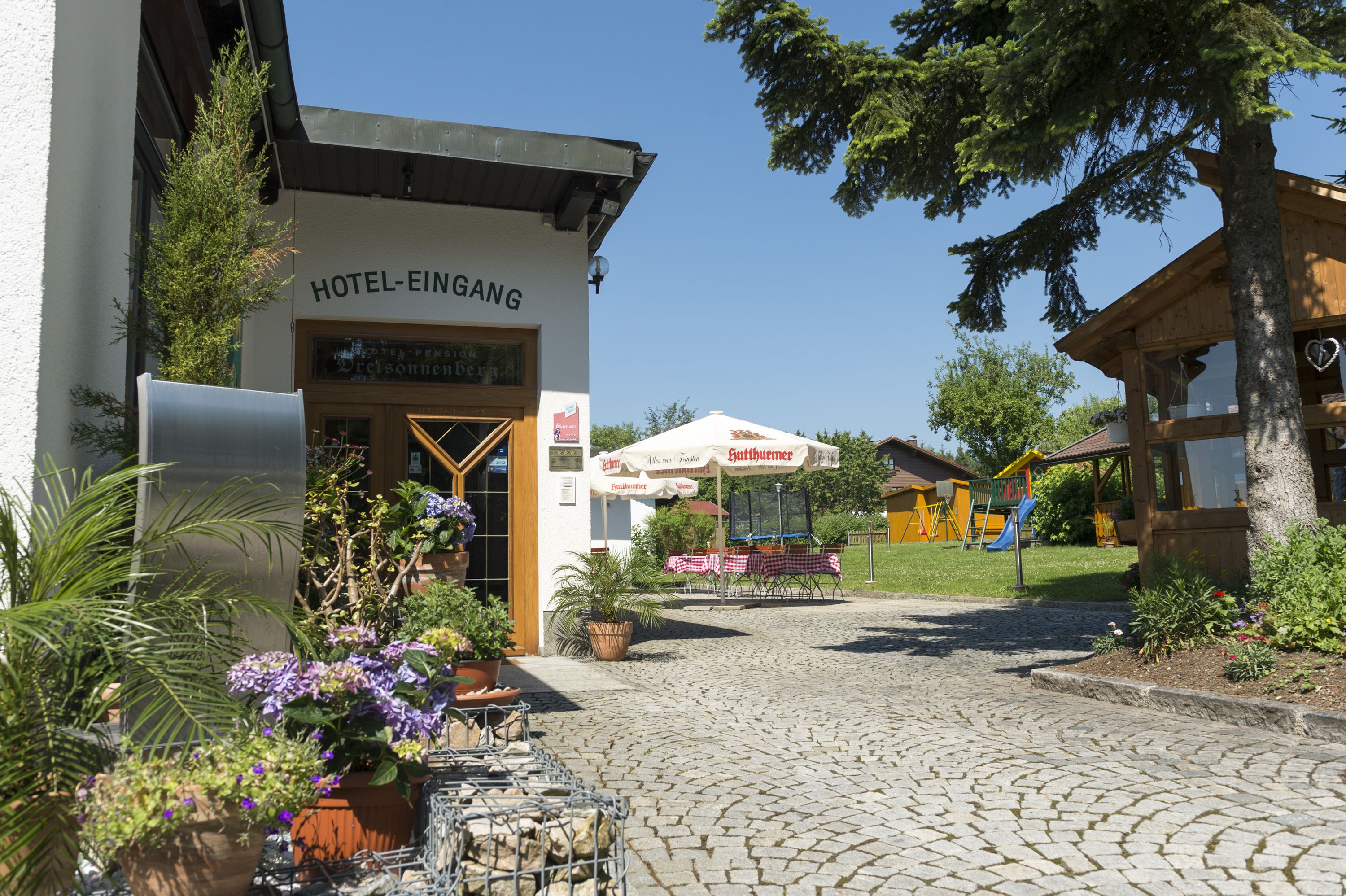 Entrée de l’hébergement