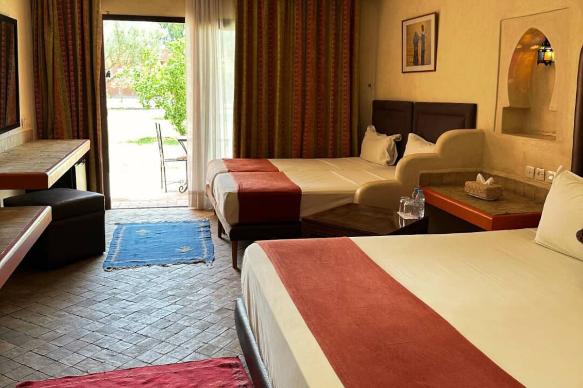 Chambre Quadruple | 1 chambre, draps italiens Frette, literie de qualité supérieure