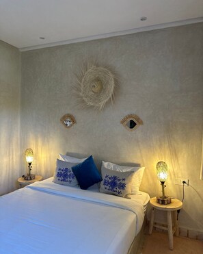 Double Room | 1 bedroom, Frette Italian sheets, premium bedding, down comforters - Palais Riad Bérbère (Marrakech)
