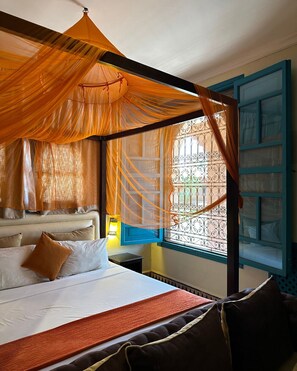 Suite | 1 bedroom, Frette Italian sheets, premium bedding, down duvets - Palais Riad Bérbère (Marrakech)
