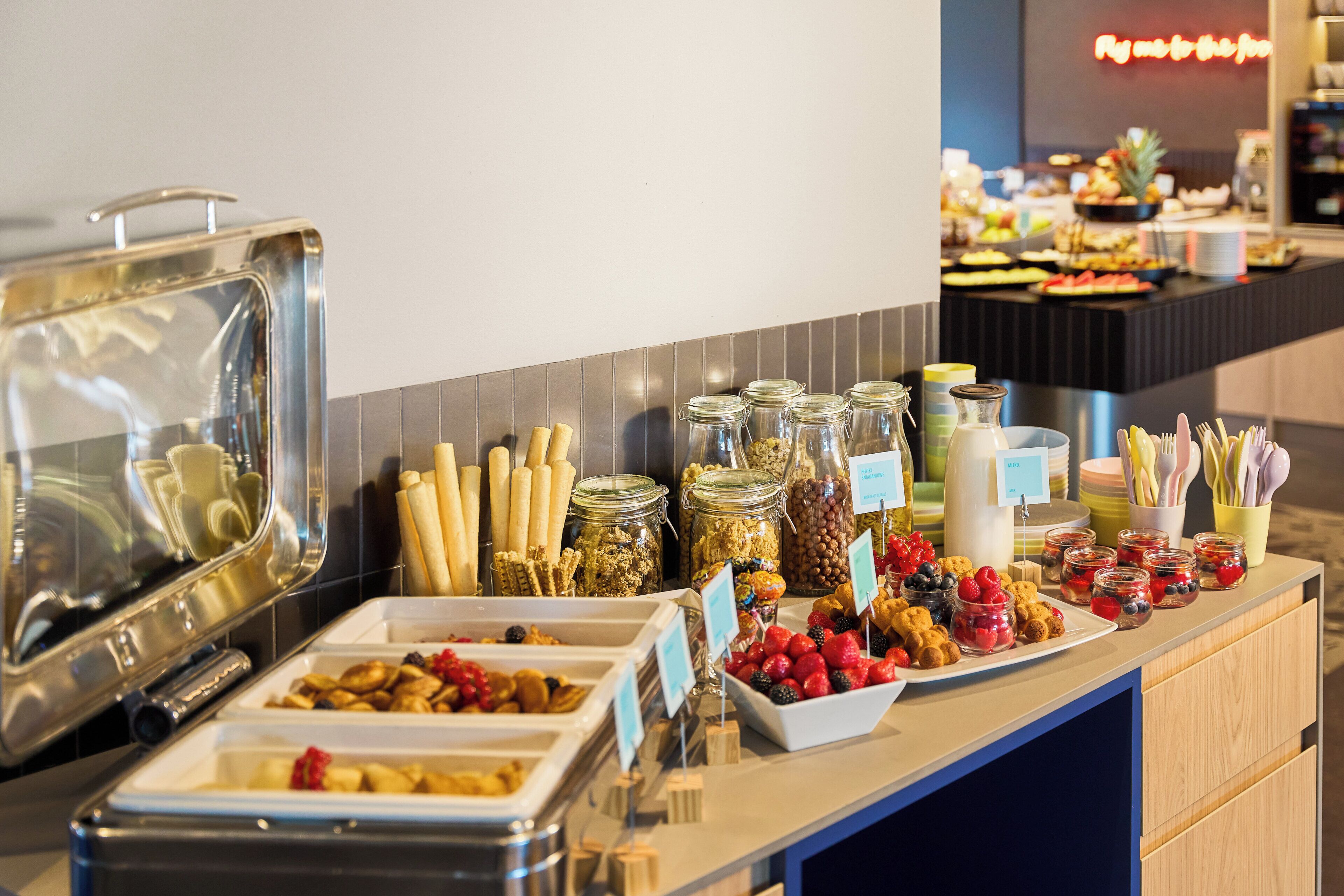 Morgenmadsbuffet hver dag mod et gebyr