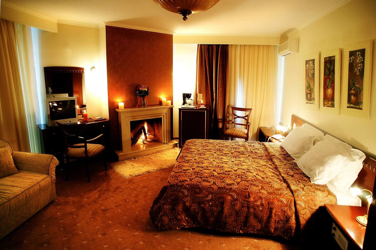 Luxury-Doppelzimmer, Kamin