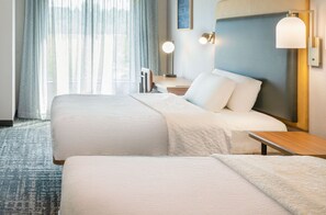 Suite, 1 Bedroom, Non Smoking (2 Queen Beds) | 1 bedroom, Egyptian cotton sheets, premium bedding, down comforters