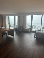 Oceanfront, 1 King Bed Suite, 1 Sofa Bed, Accessible, Bathtub, 9th Floor | View from room