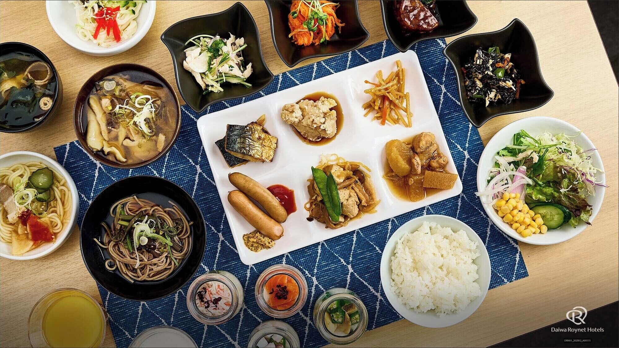 daily buffet breakfast (jpy 1980 per person)