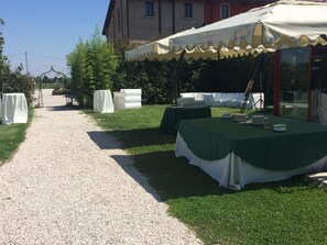 Breakfast, lunch, dinner served; Italian cuisine, pool views
