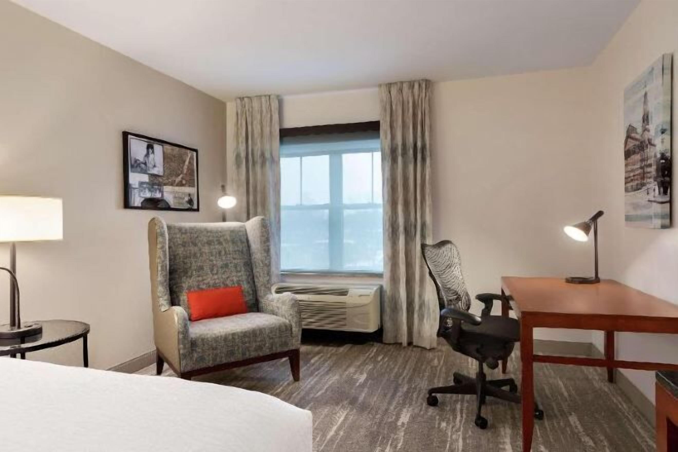 Select Comfort beds, minibar, desk, blackout drapes