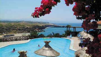 Indoor pool, outdoor pool