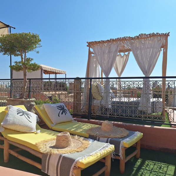 Terrace/patio - Riad Dar El Grably (Marrakech)