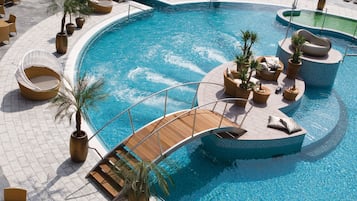2 outdoor pools, open 7:30 AM to 10:00 PM, cabanas (surcharge)