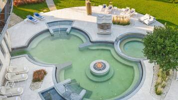 2 outdoor pools, open 7:30 AM to 10:00 PM, cabanas (surcharge)