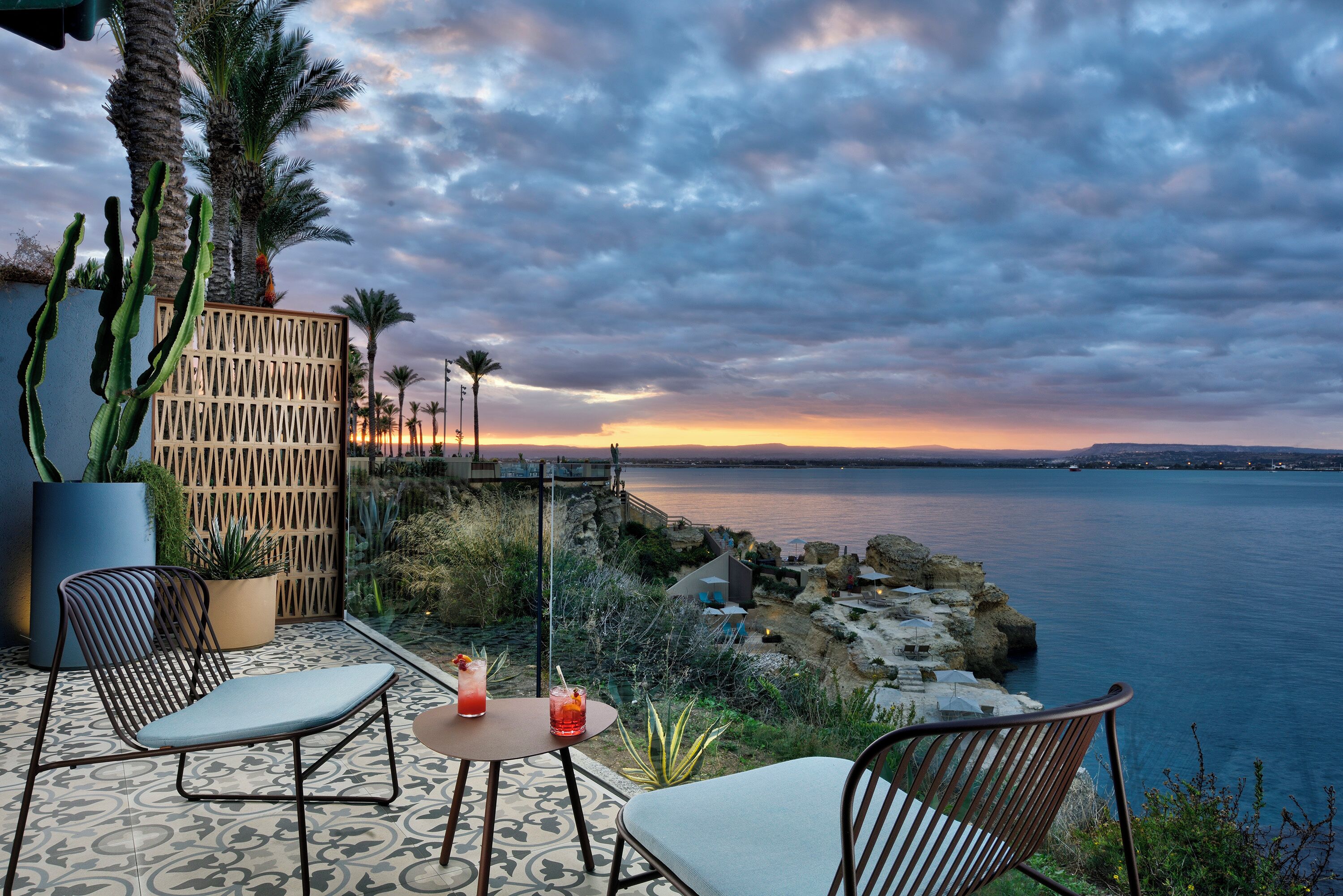 Panoramic Suite, Sea View | Terrace/patio