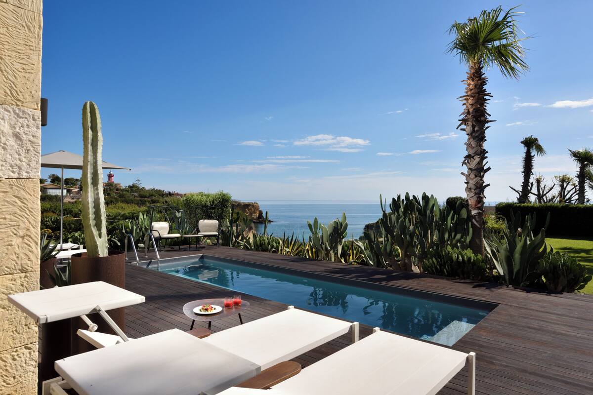 Luxury Villa, 2 Bedrooms, Sea View (The Suitest) | Down comforters, minibar, in-room safe, desk