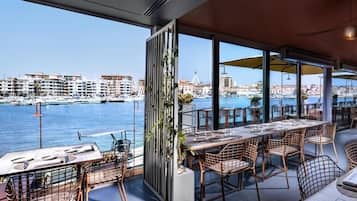 Lunch, dinner, brunch served; Italian cuisine, beach views