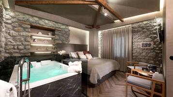 The Stone Room with Hot Tub