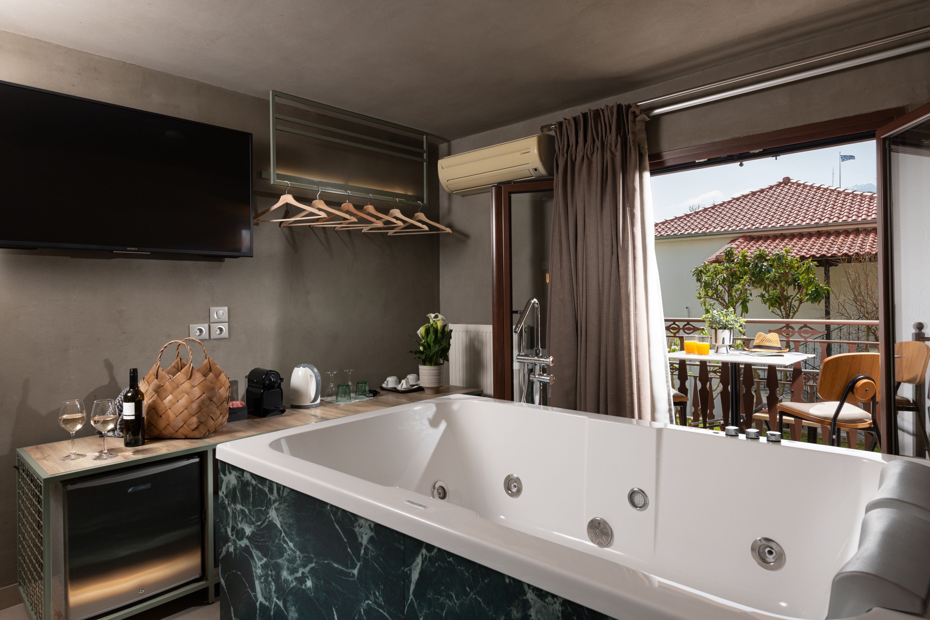 The Wood Junior Suite with Hot Tub | View from room
