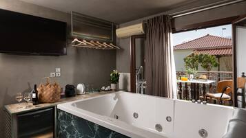 The Wood Junior Suite with Hot Tub | View from room