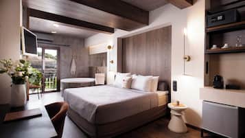 The Hot Tub Suite with Fireplace & Steam Shower