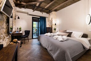 The Signature Room Meteora View | Sengetøy i egyptisk bomull, sengetøy av topp kvalitet og dundyner