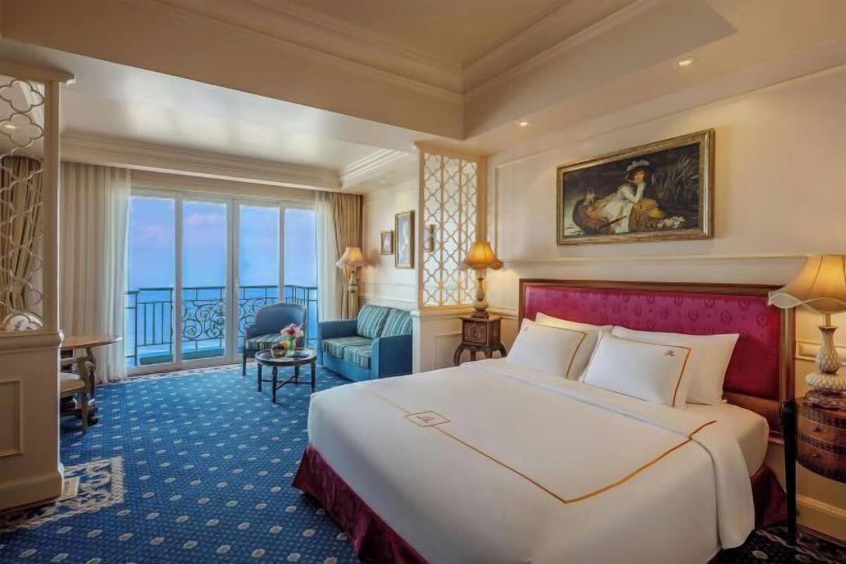 1 Schlafzimmer, hochwertige Bettwaren, Pillowtop-Betten, Minibar