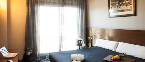 Free minibar, in-room safe, desk, laptop workspace