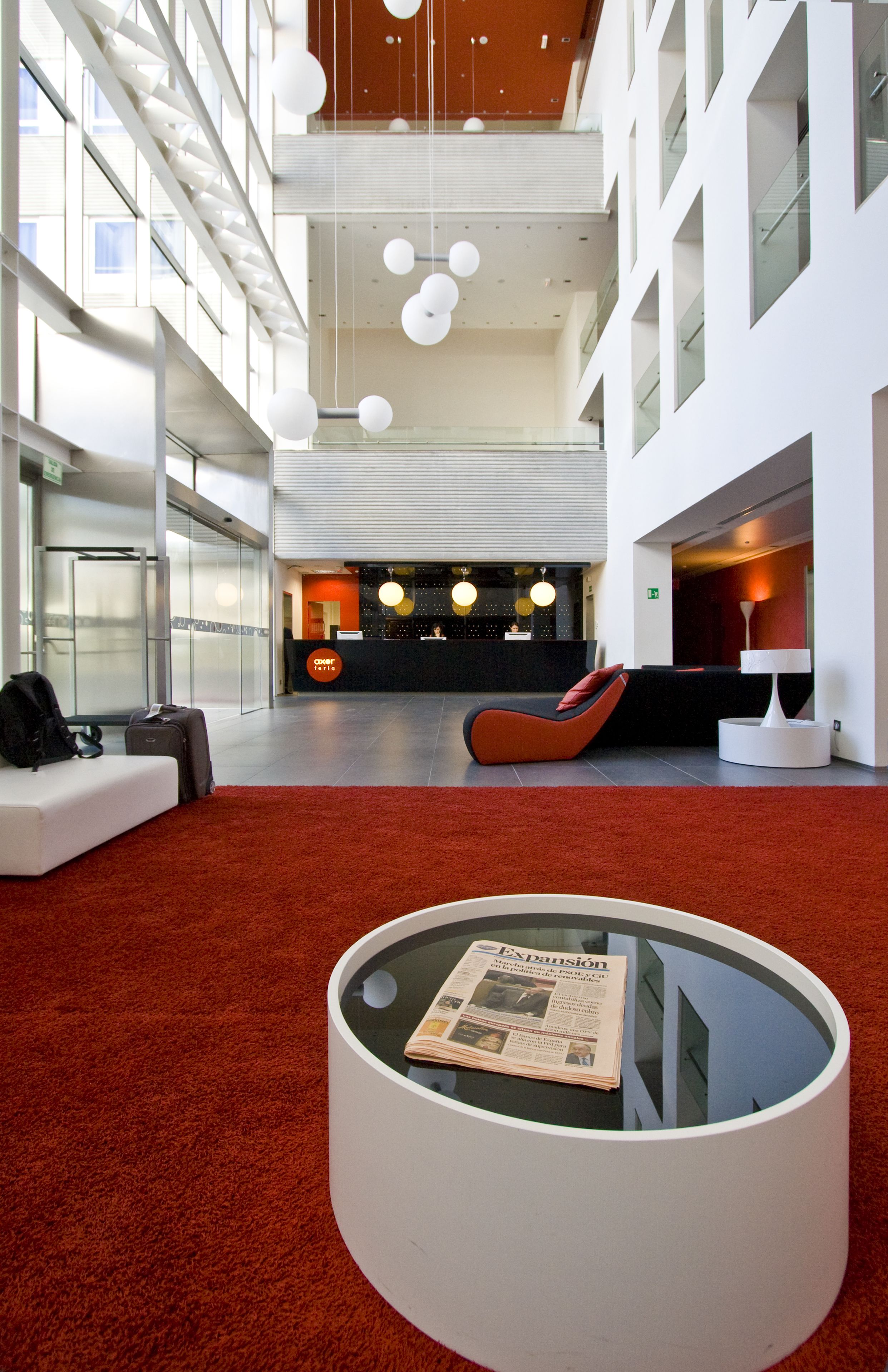 Sala de estar en el lobby