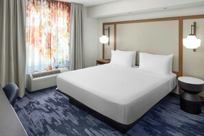 Desk, blackout curtains, iron/ironing board, free WiFi