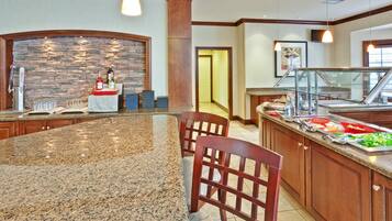 Free buffet breakfast