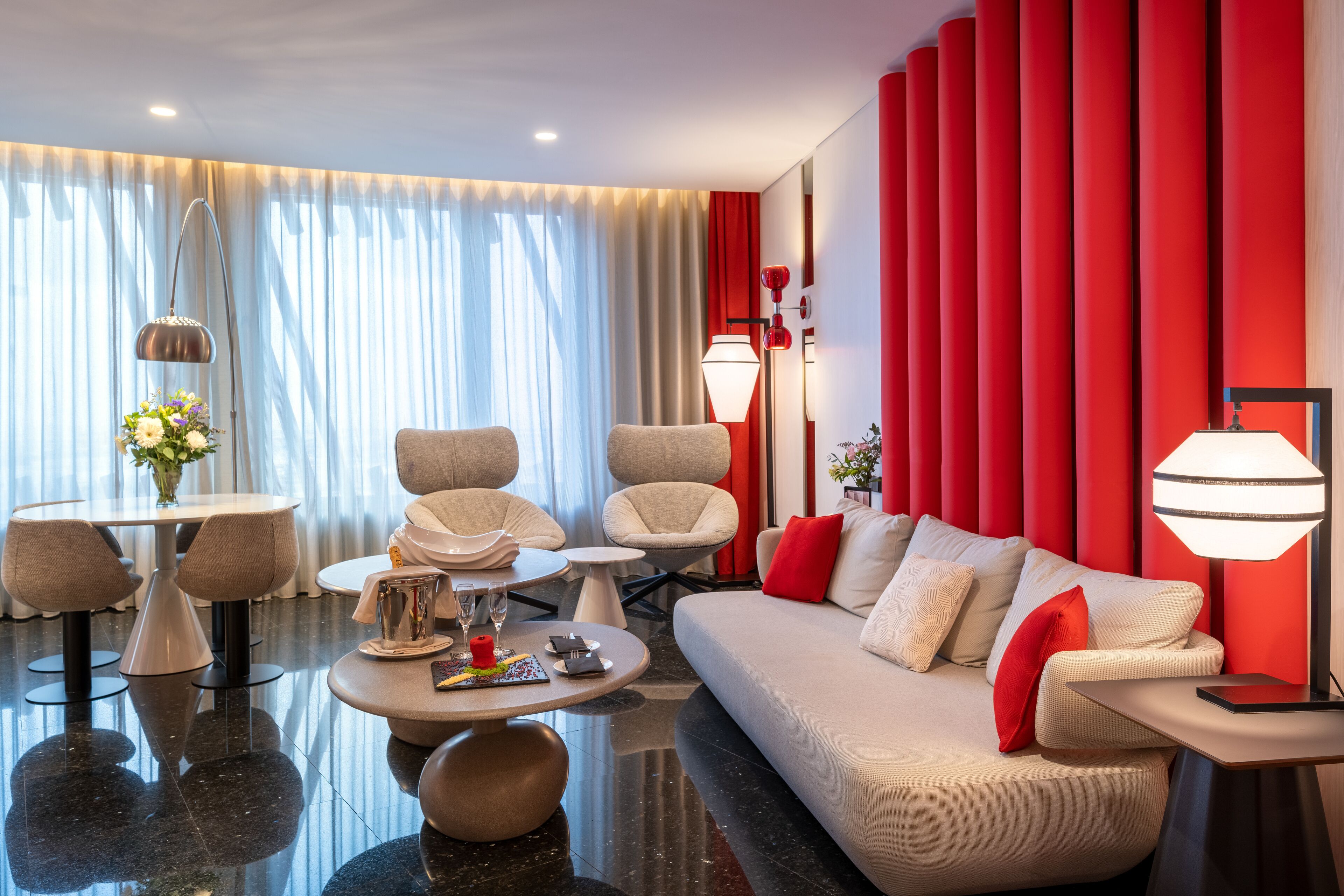 Presidentiële suite | Woonruimte | Een lcd-televisie