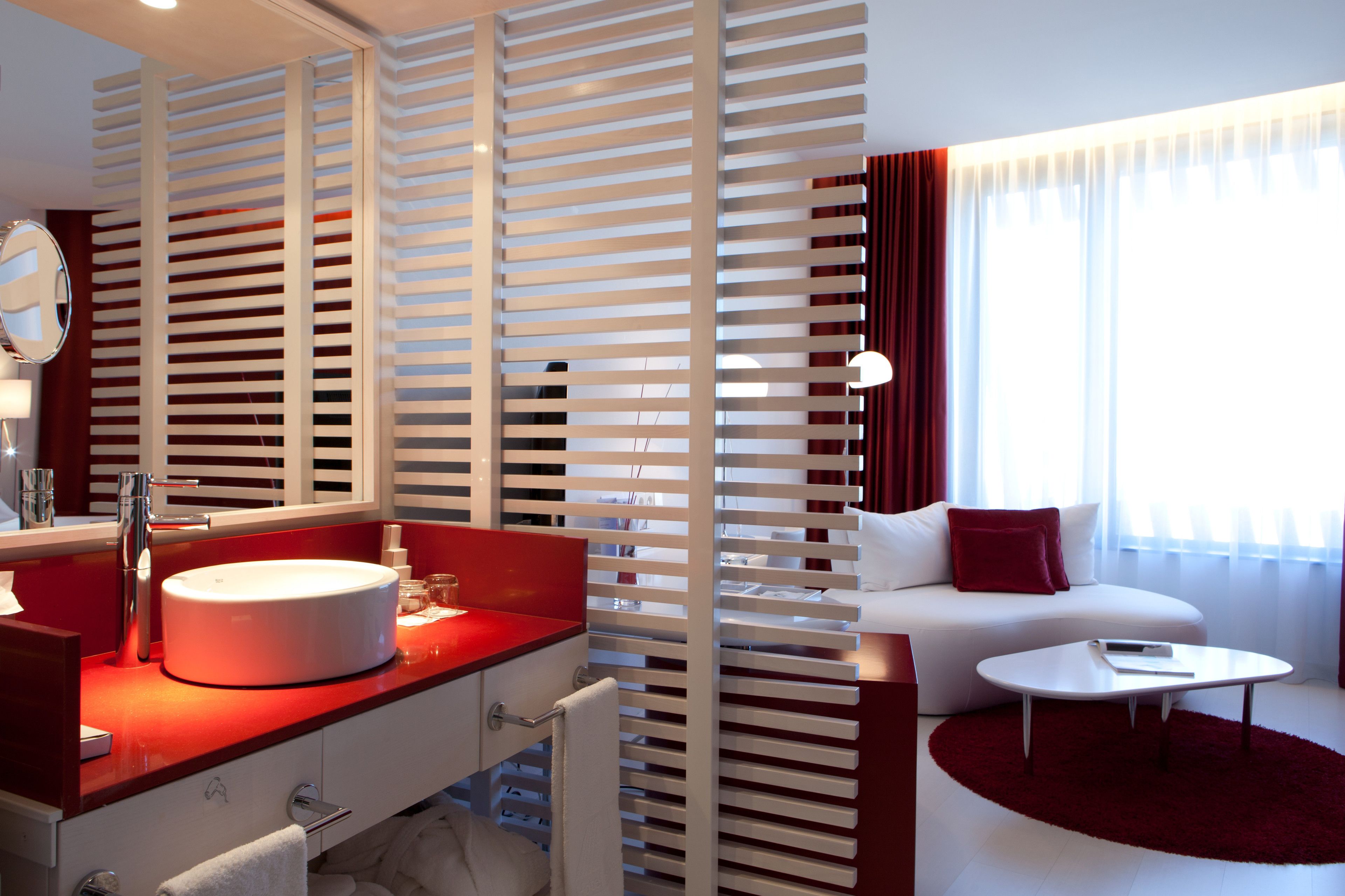 free toiletries, hair dryer, bidet, towels