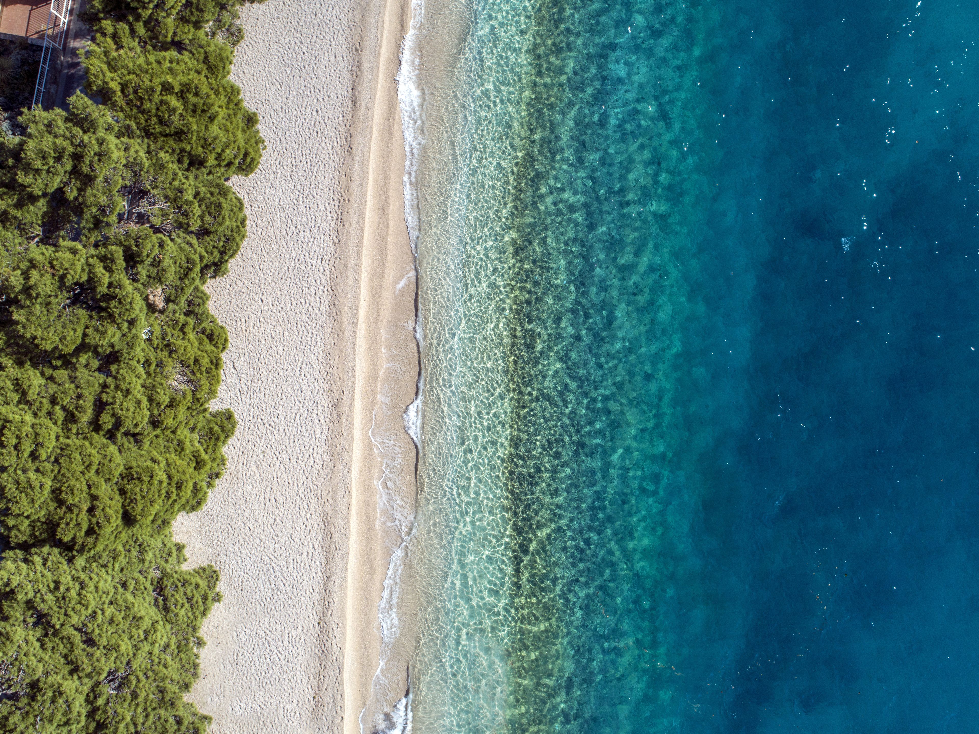 Beach nearby, beach umbrellas