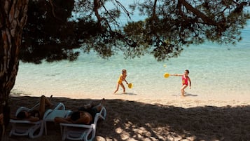 Beach nearby, beach umbrellas