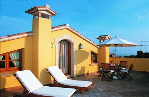 Penthouse, terrasse, vue mer | Terrasse/Patio