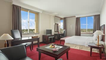 Literie de qualité supérieure, couette en duvet d'oie, minibar