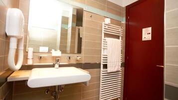 Dusche, Hydromassagedusche, kostenlose Toilettenartikel, Haartrockner