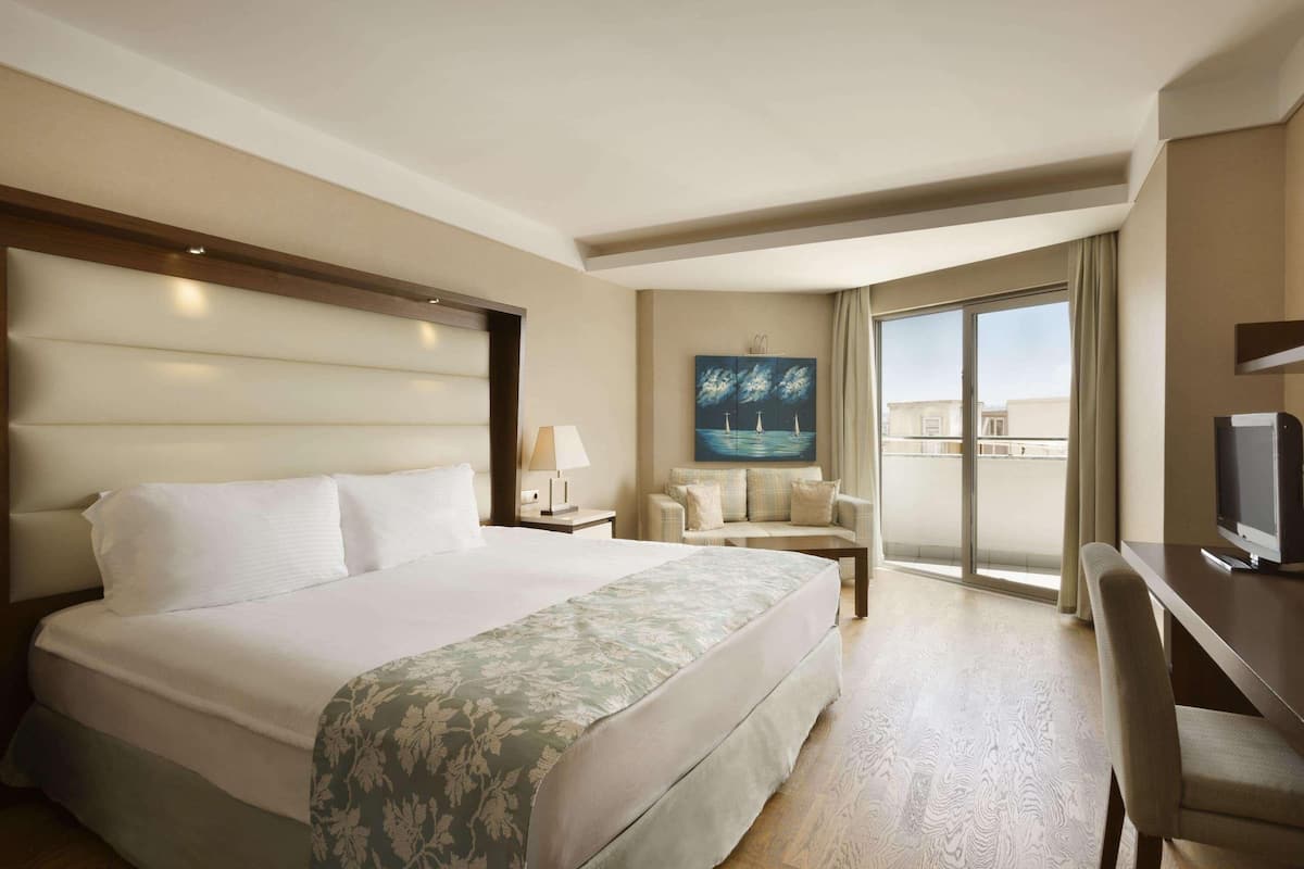 Ropa de cama de alta calidad y minibar