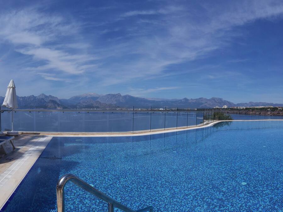 Indoor pool, outdoor pool, free cabanas, pool umbrellas